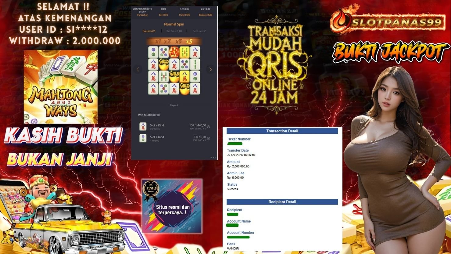 SLOTPANAS99 JACKPOT SLOT MAHJONG WAYS